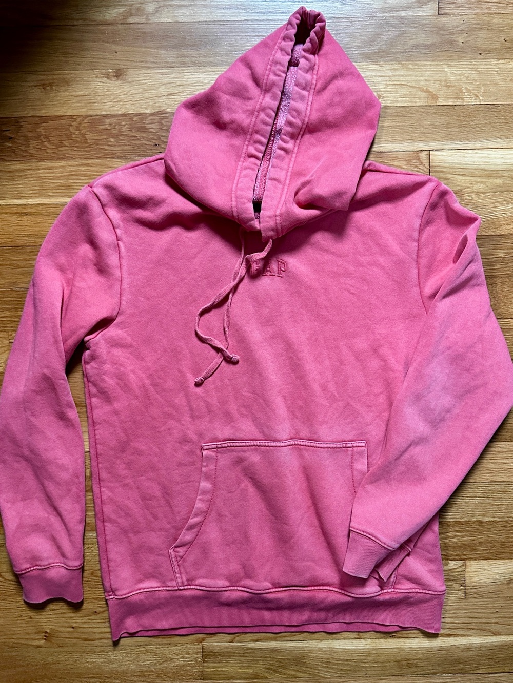Rusted Red GAP Vintage Wash Hoodie Sweatshirt